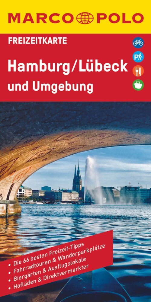 Online bestellen: Wegenkaart - landkaart 07 Marco Polo Freizeitkarte Hamburg, Lübeck und umgebung | MairDumont