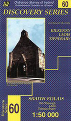 Wandelkaart Ierland 60 Kilkenny, Laois, Tipperary discovery | Ordnance Survey | 