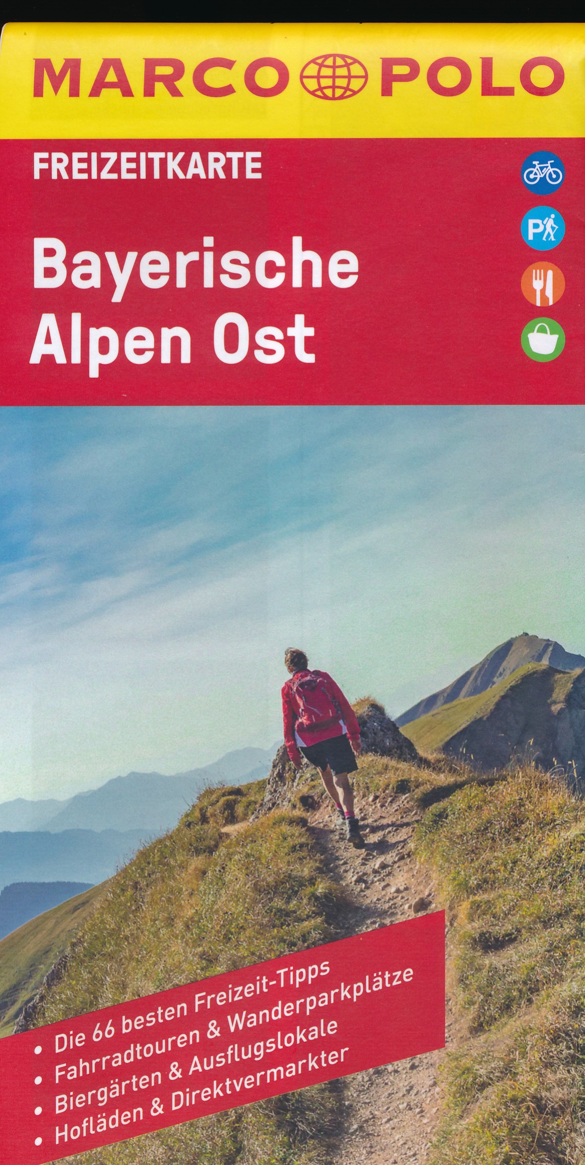 Online bestellen: Wegenkaart - landkaart 46 Marco Polo Freizeitkarte Bayerische Alpen ost | MairDumont