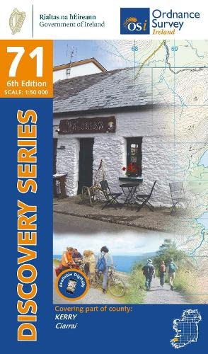 Online bestellen: Topografische kaart - Wandelkaart 71 Discovery Kerry | Ordnance Survey Ireland