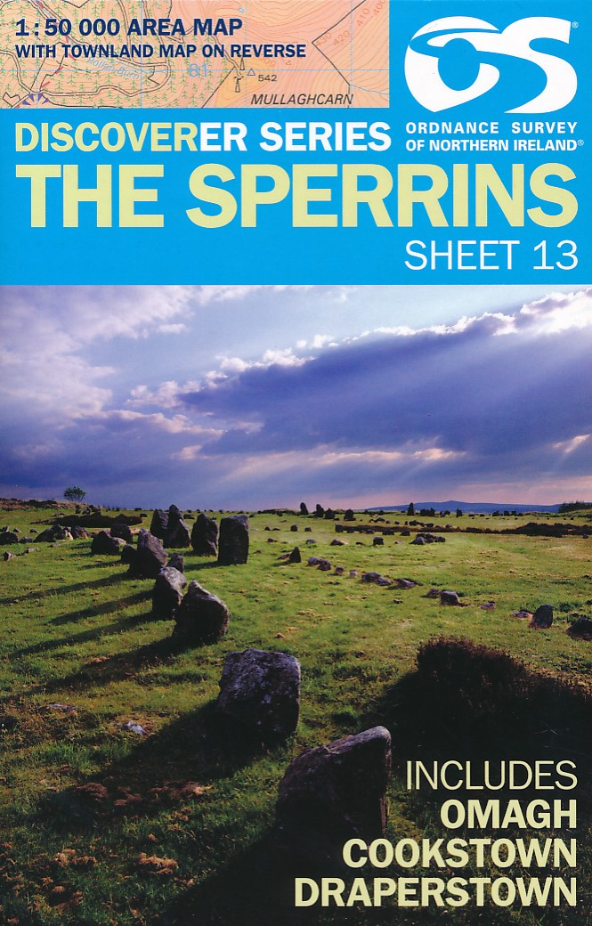 Online bestellen: Wandelkaart 13 Discoverer The Sperrins | Ordnance Survey Northern Ireland