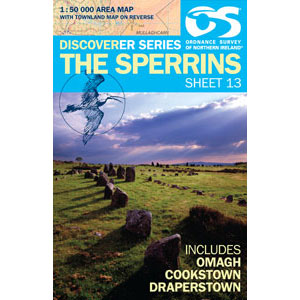 Wandelkaart 13 Discoverer The Sperrins | Ordnance Survey Northern Ireland