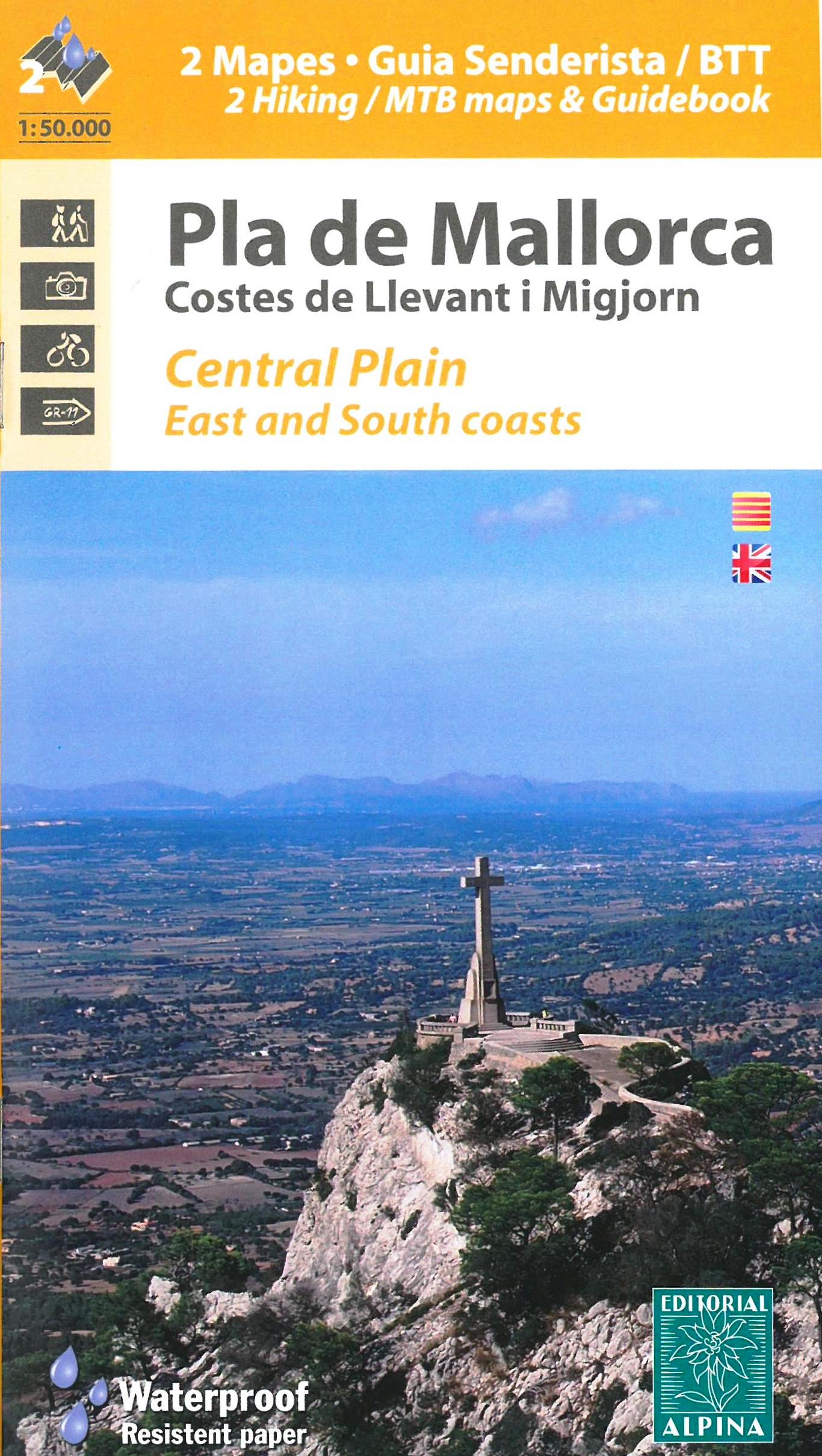 Wandelkaart - Fietskaart 74 Pla de Mallorca | Editorial Alpina