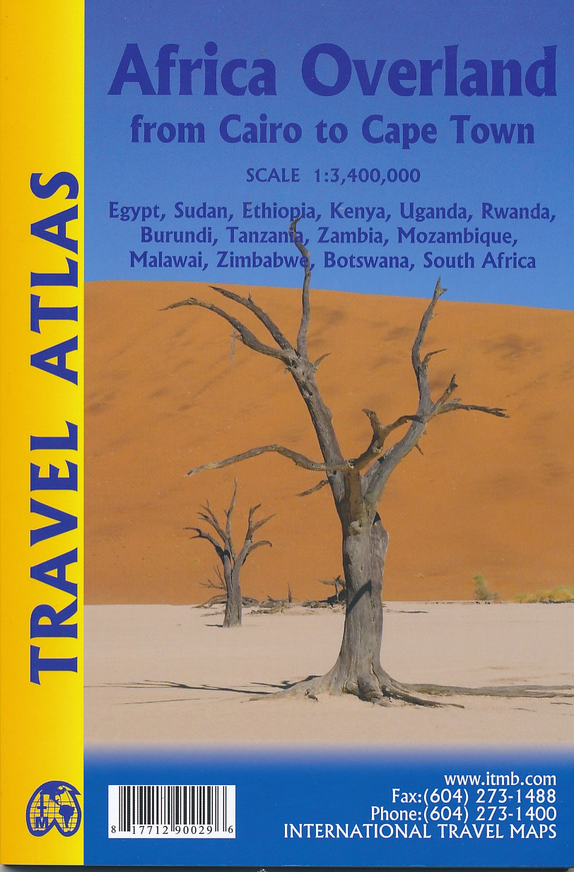 Online bestellen: Wegenatlas Travel Atlas Afrika Africa Overland: Cairo to Cape Town | ITMB