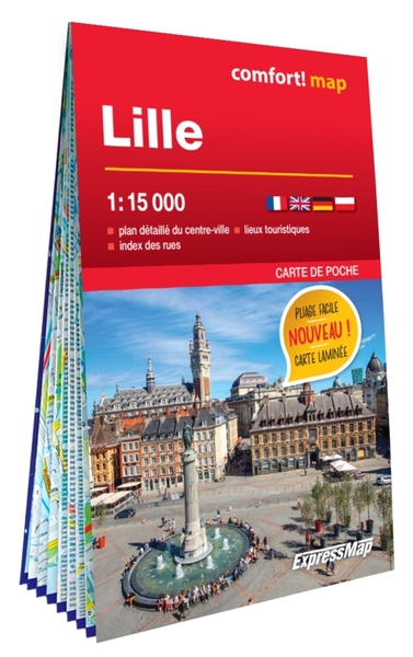 Stadsplattegrond Comfortmap Lille -…