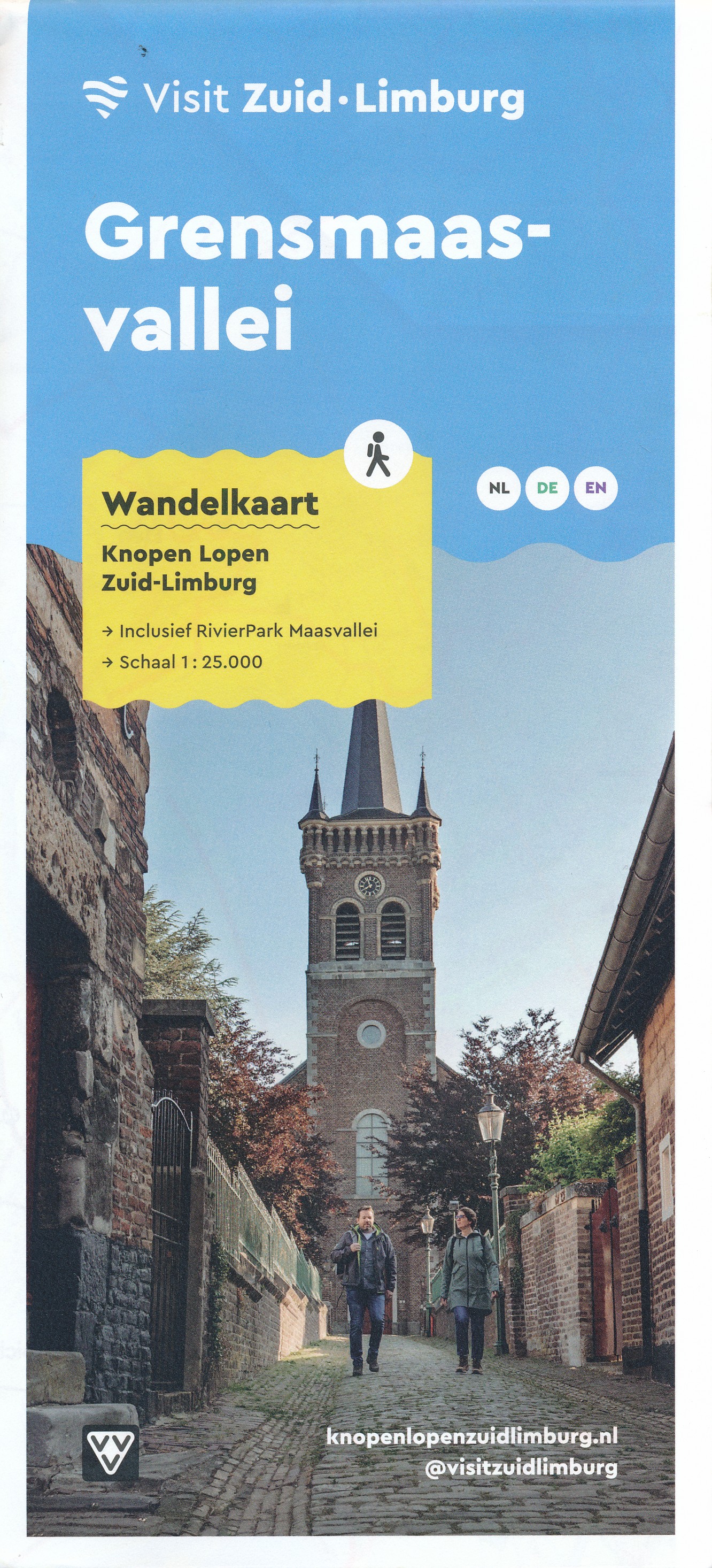 Wandelkaart - Wandelknooppuntenkaart 4 Grensmaasvallei | VVV Zuid Limb