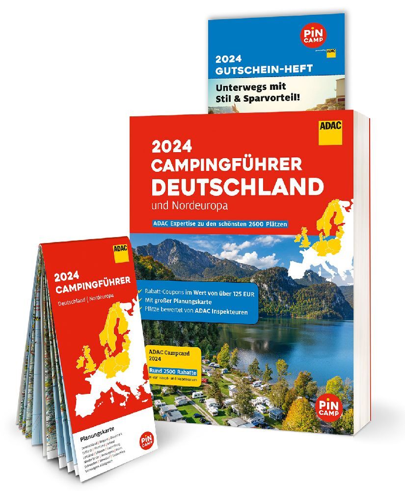 Online bestellen: Campinggids Campingführer Deutschland & Nordeuropa - Duitsland & Noord Europa 2024 | ADAC