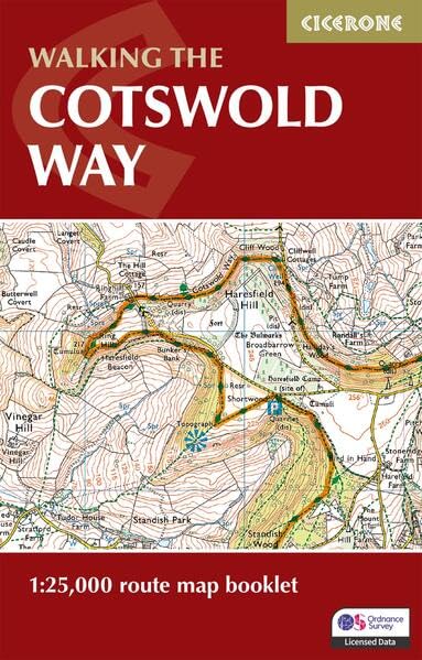 Online bestellen: Wandelkaart Walking the Cotswold Way | Cicerone