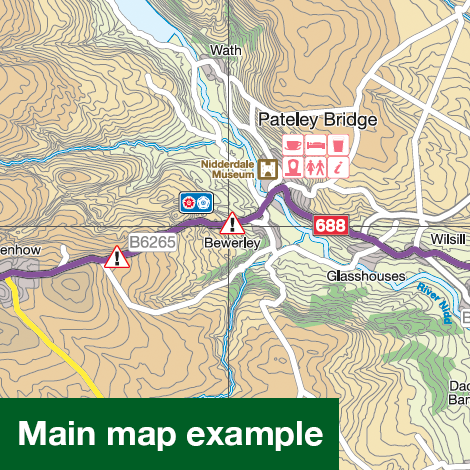 Fietskaart 29 Cycle Map West Yorkshire Sustrans 9781910845622