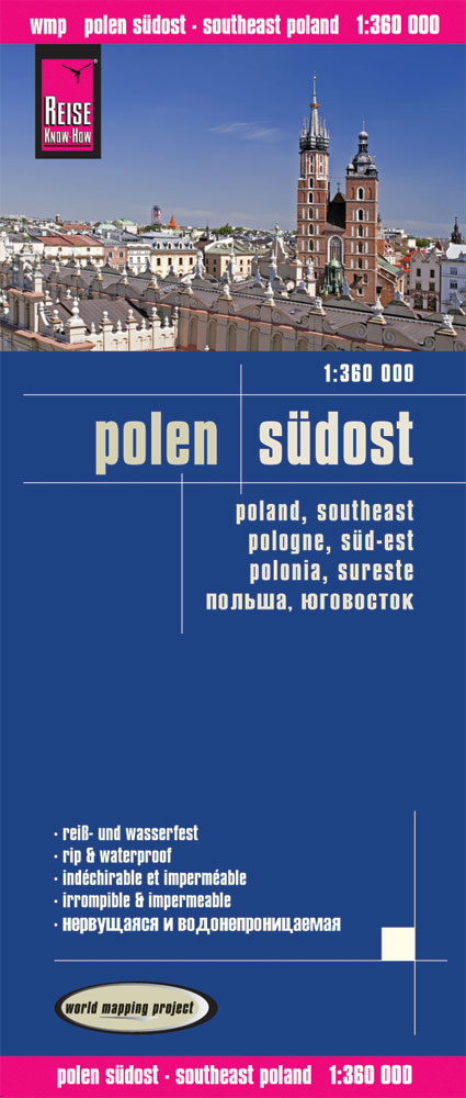 Wegenkaart - landkaart Polen Südost - Polen Zuid-Oost | Reise Know-How