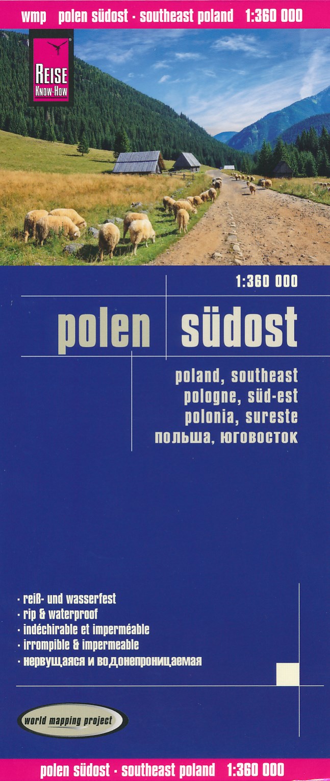 Online bestellen: Wegenkaart - landkaart Polen Südost - Polen Zuid-Oost | Reise Know-How Verlag
