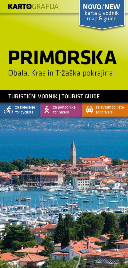 Wandelkaart - Fietskaart Primorska…