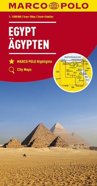 Online bestellen: Wegenkaart - landkaart Egypt - Egypte | Marco Polo
