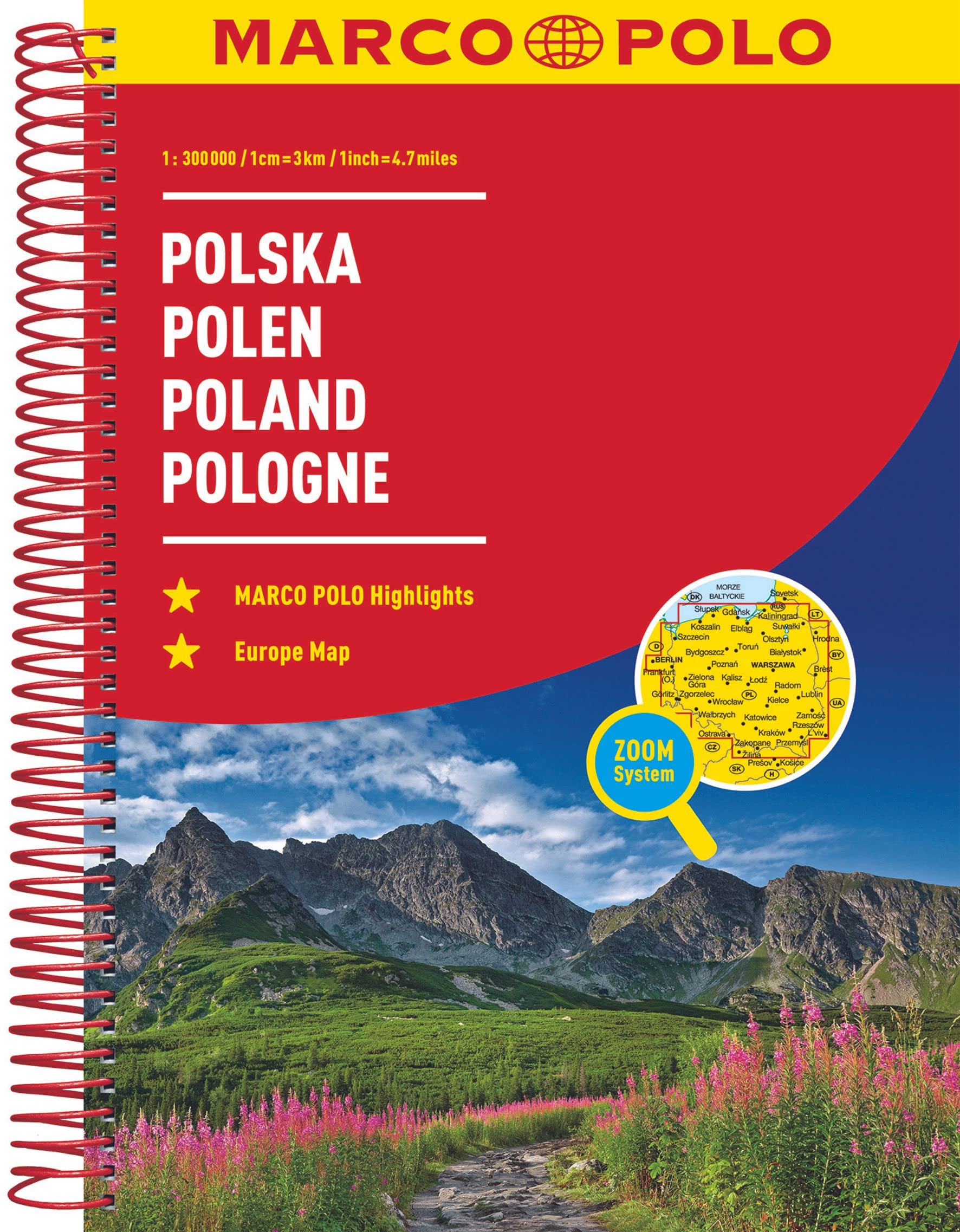 Online bestellen: Wegenatlas Polen | Marco Polo
