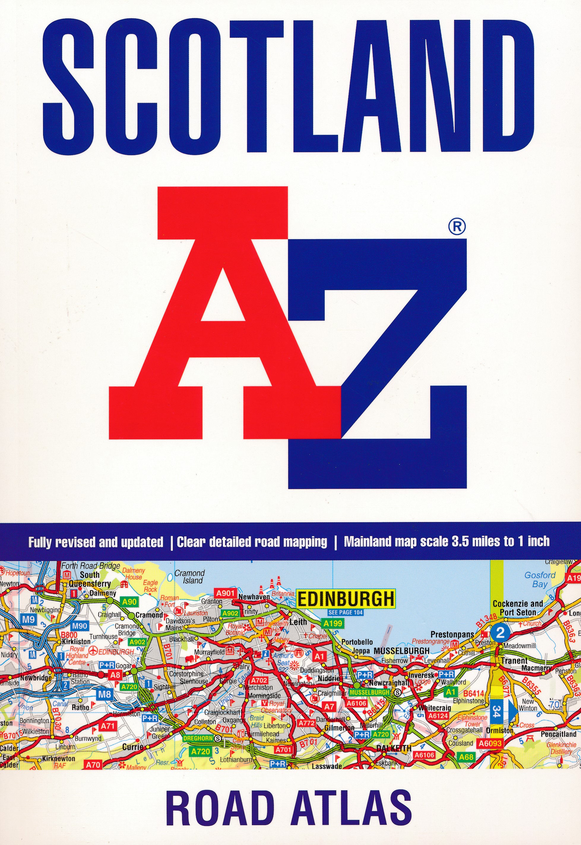 Online bestellen: Wegenatlas Scotland - Schotland | A-Z Map Company