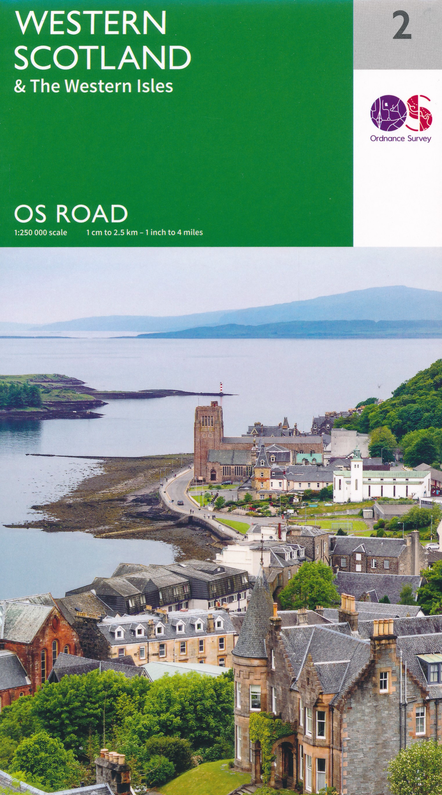 Online bestellen: Wegenkaart - landkaart 2 OS Road Map Western Scotland & the Western Isles | Ordnance Survey