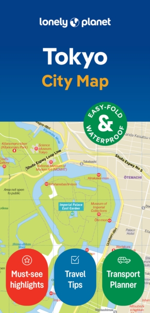 Online bestellen: Stadsplattegrond City map Tokyo | Lonely Planet