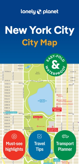 Online bestellen: Stadsplattegrond City map New York | Lonely Planet