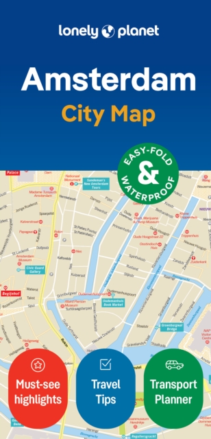 Online bestellen: Stadsplattegrond City map Amsterdam | Lonely Planet