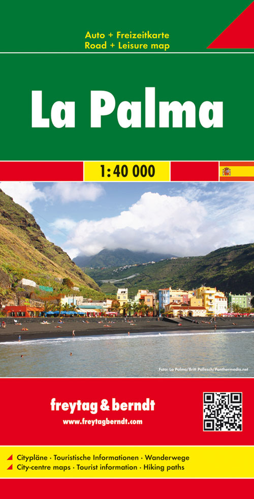 Online bestellen: Wandelkaart - Wegenkaart - landkaart La Palma | Freytag & Berndt