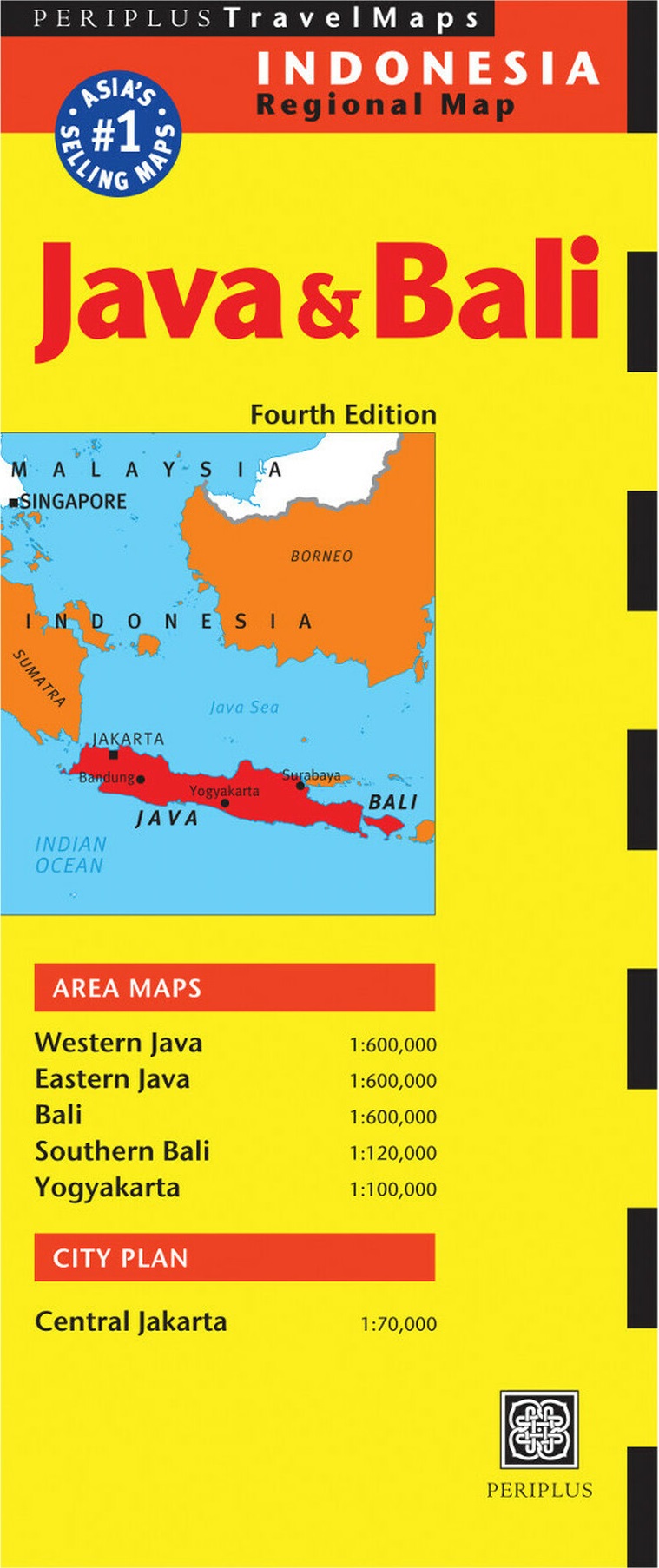 Online bestellen: Wegenkaart - landkaart Java & Bali | Periplus