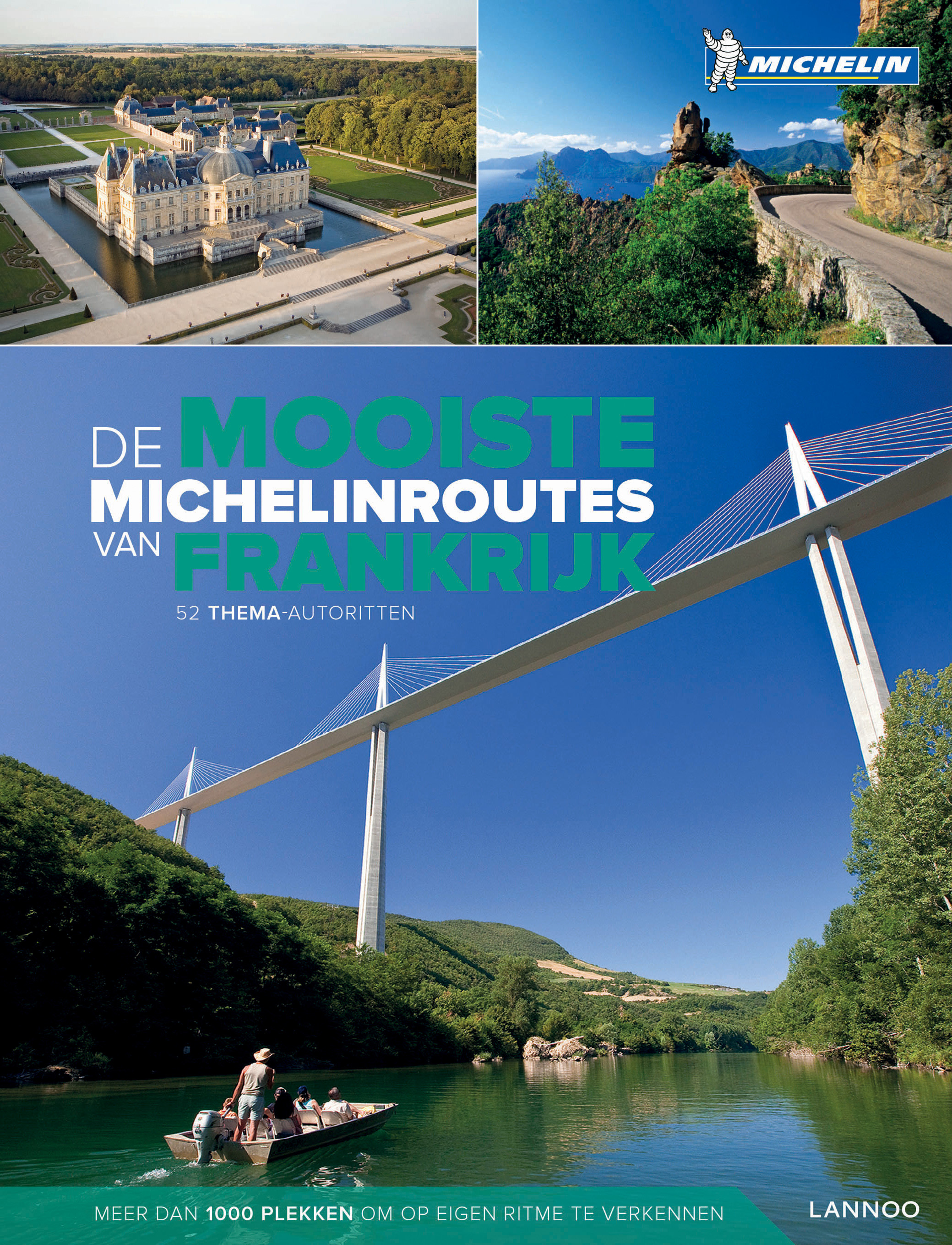 Online bestellen: Reisgids De mooiste Michelinroutes in Frankrijk | Lannoo