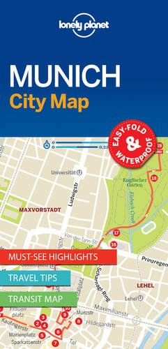 Online bestellen: Stadsplattegrond City map Munich - Munchen | Lonely Planet