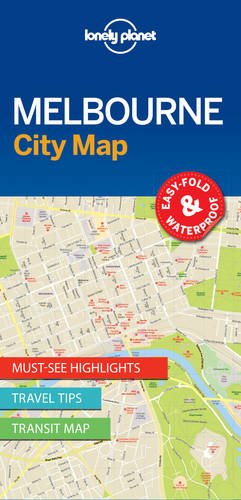 Online bestellen: Stadsplattegrond City map Melbourne | Lonely Planet