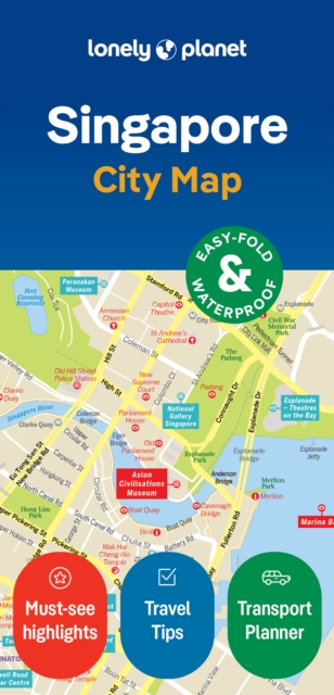 Online bestellen: Stadsplattegrond City map Singapore | Lonely Planet