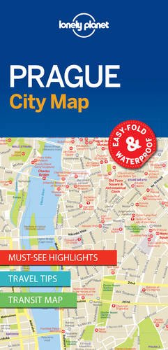 Online bestellen: Stadsplattegrond City map Prague - Praag | Lonely Planet