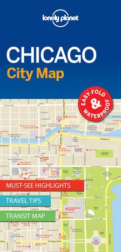 Online bestellen: Stadsplattegrond City map Chicago | Lonely Planet