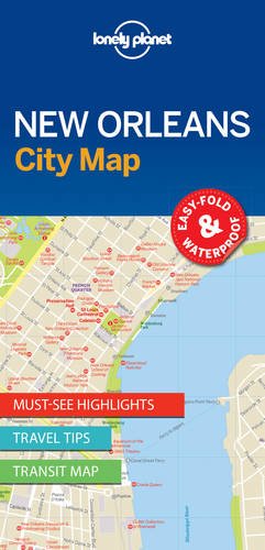 Online bestellen: Stadsplattegrond City map New Orleans | Lonely Planet