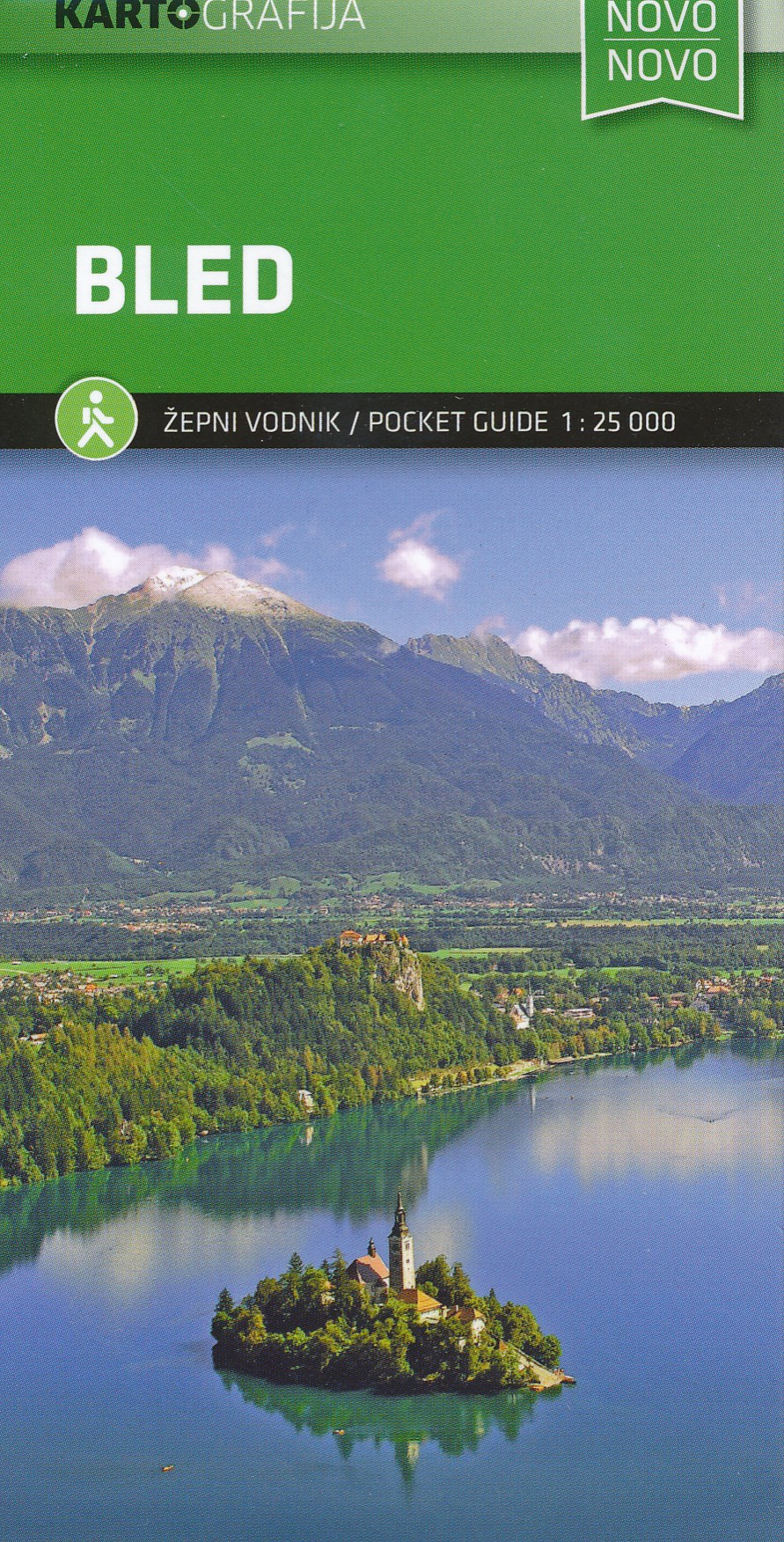 Online bestellen: Wandelkaart 2 Pocketmap Bled | Kartografija