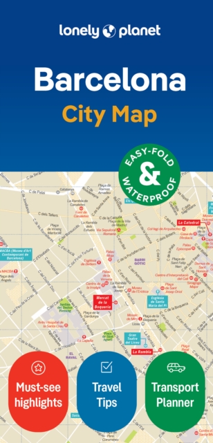 Online bestellen: Stadsplattegrond City map Barcelona | Lonely Planet