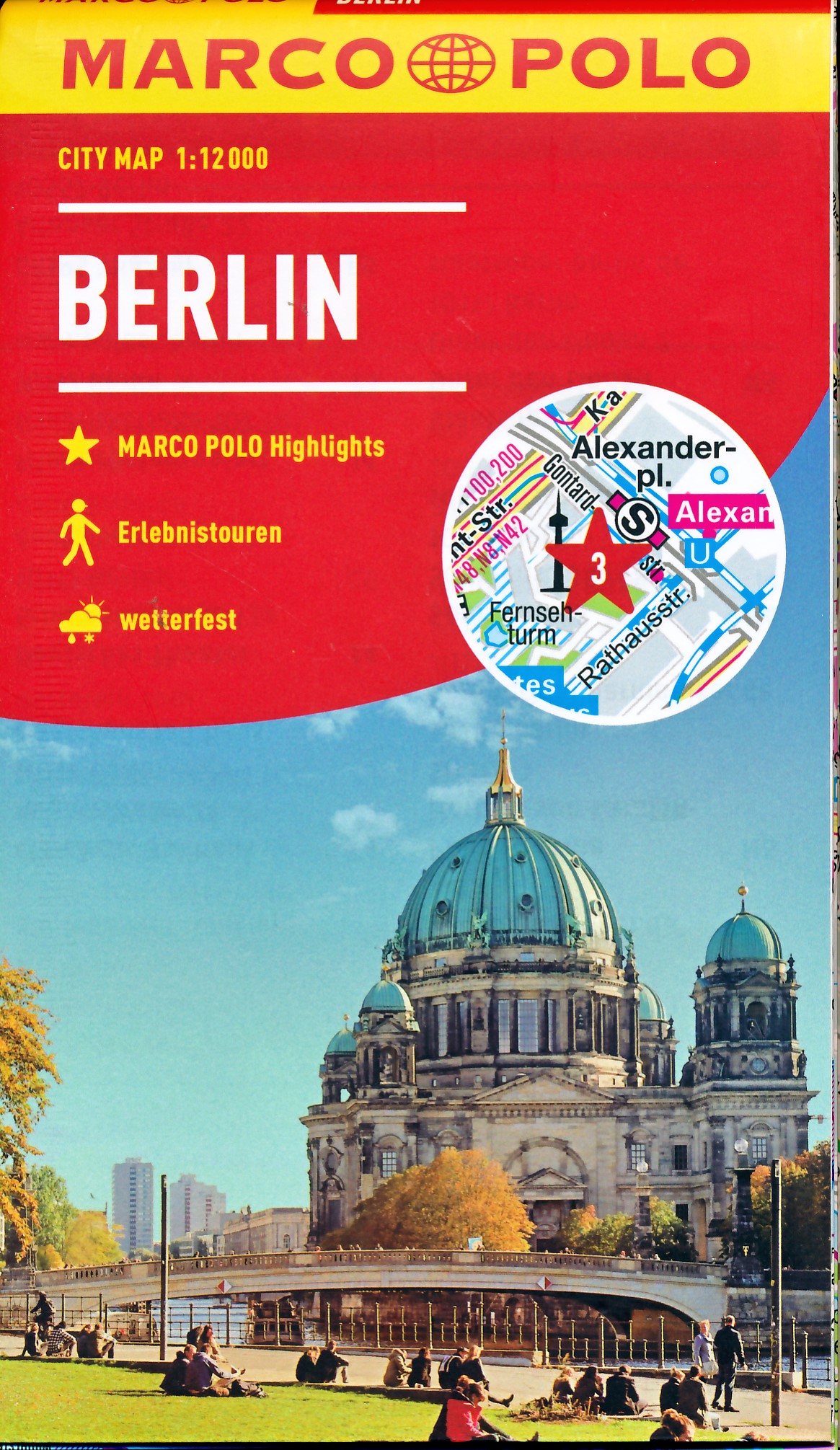 Online bestellen: Stadsplattegrond Berlin - Berlijn city map | Marco Polo