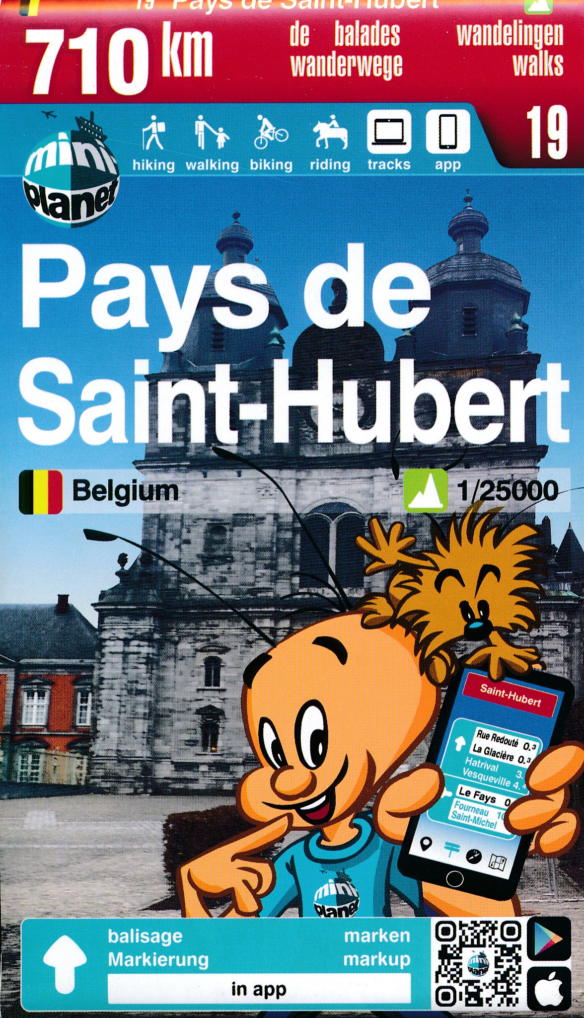 Online bestellen: Wandelkaart 19 Saint-Hubert | Mini-Ardenne
