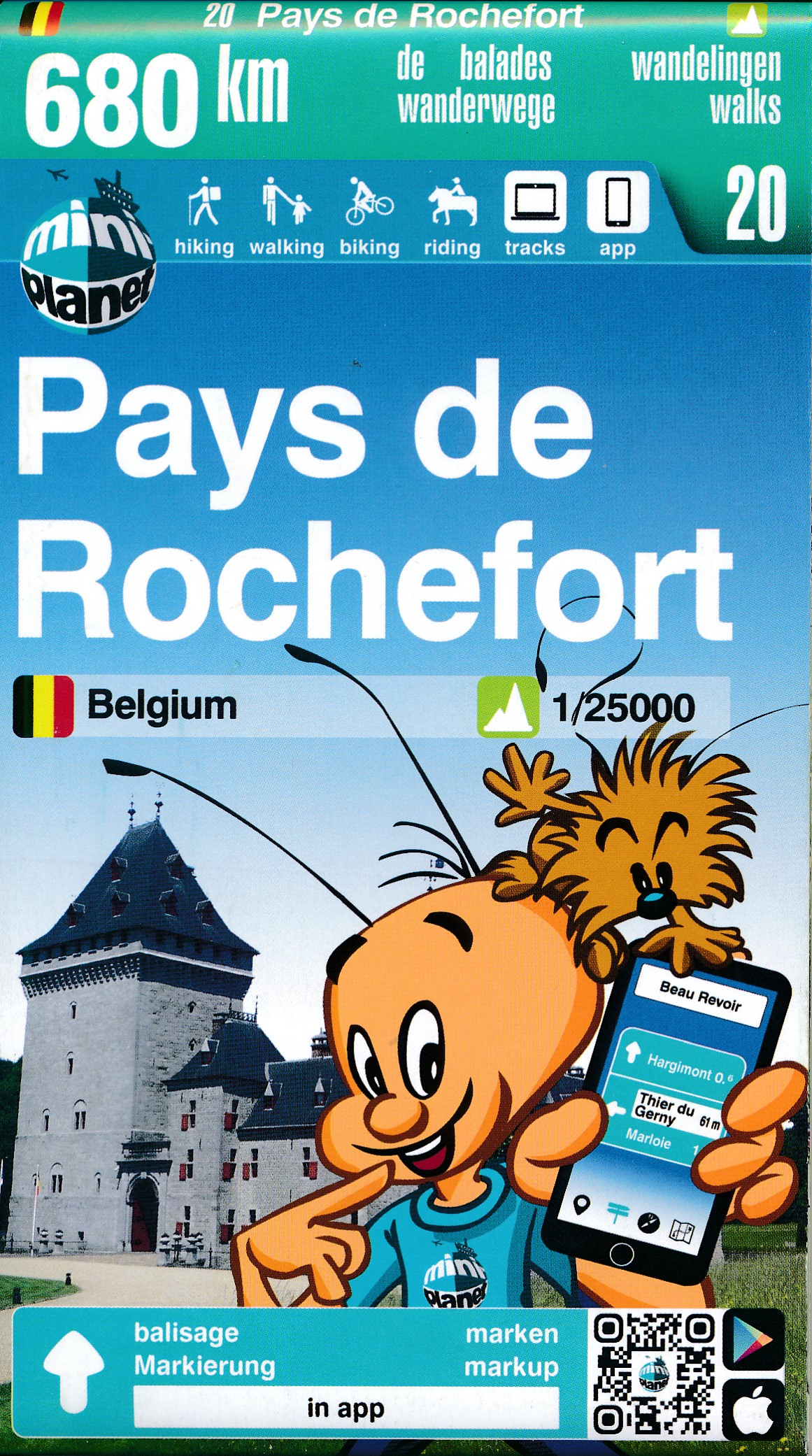 Online bestellen: Wandelkaart 20 Rochefort | Mini-Ardenne