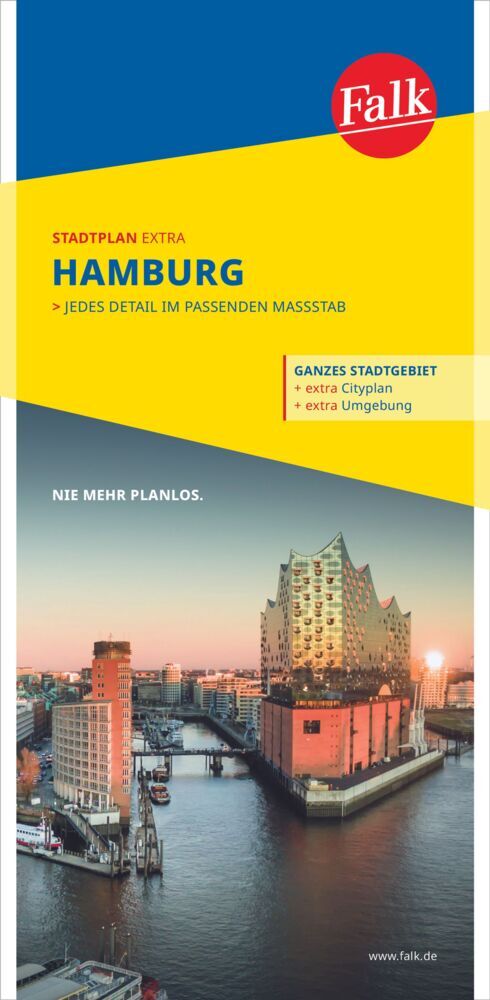 Online bestellen: Stadsplattegrond Hamburg | Falk Ostfildern