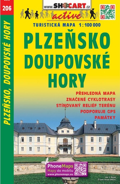 Online bestellen: Fietskaart 206 Plzeňsko, Doupovské hory | Shocart