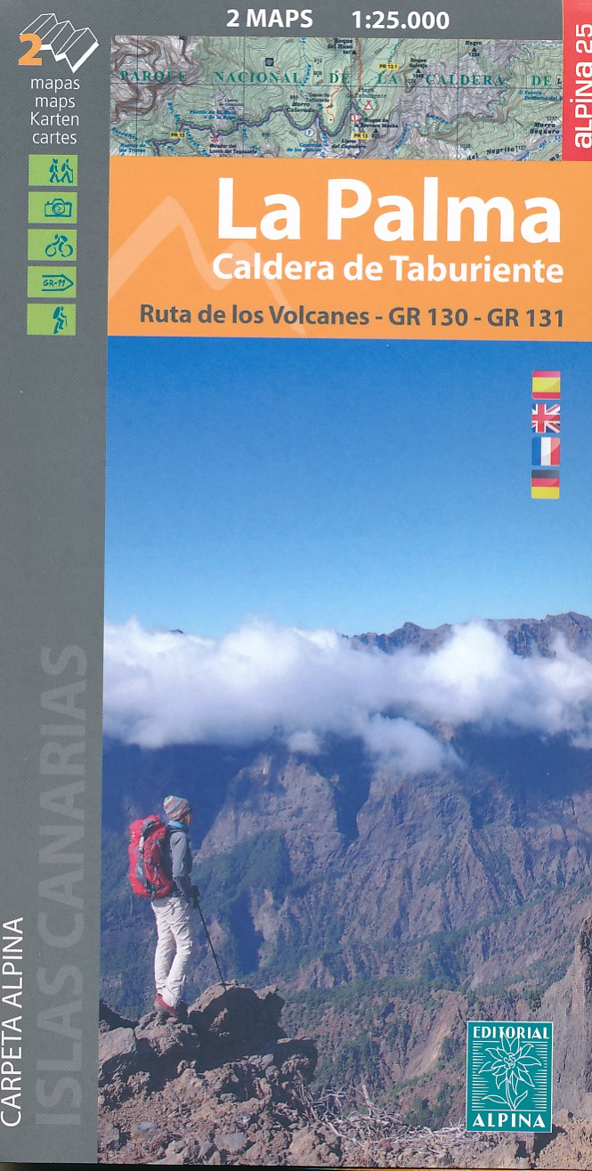 Online bestellen: Wandelkaart La Palma | Editorial Alpina