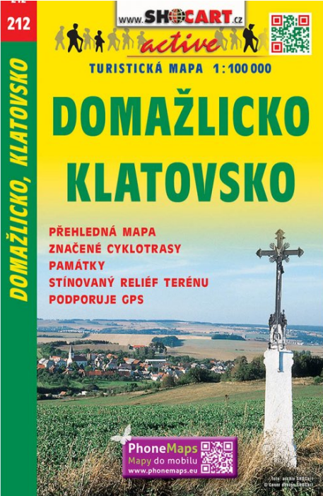 Online bestellen: Fietskaart 212 Domažlicko, Klatovsko | Shocart