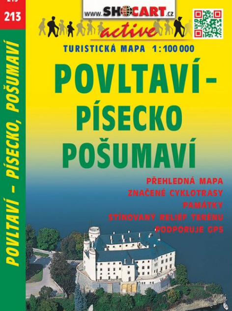 Online bestellen: Fietskaart 213 Povltaví, Písecko, Pošumaví | Shocart