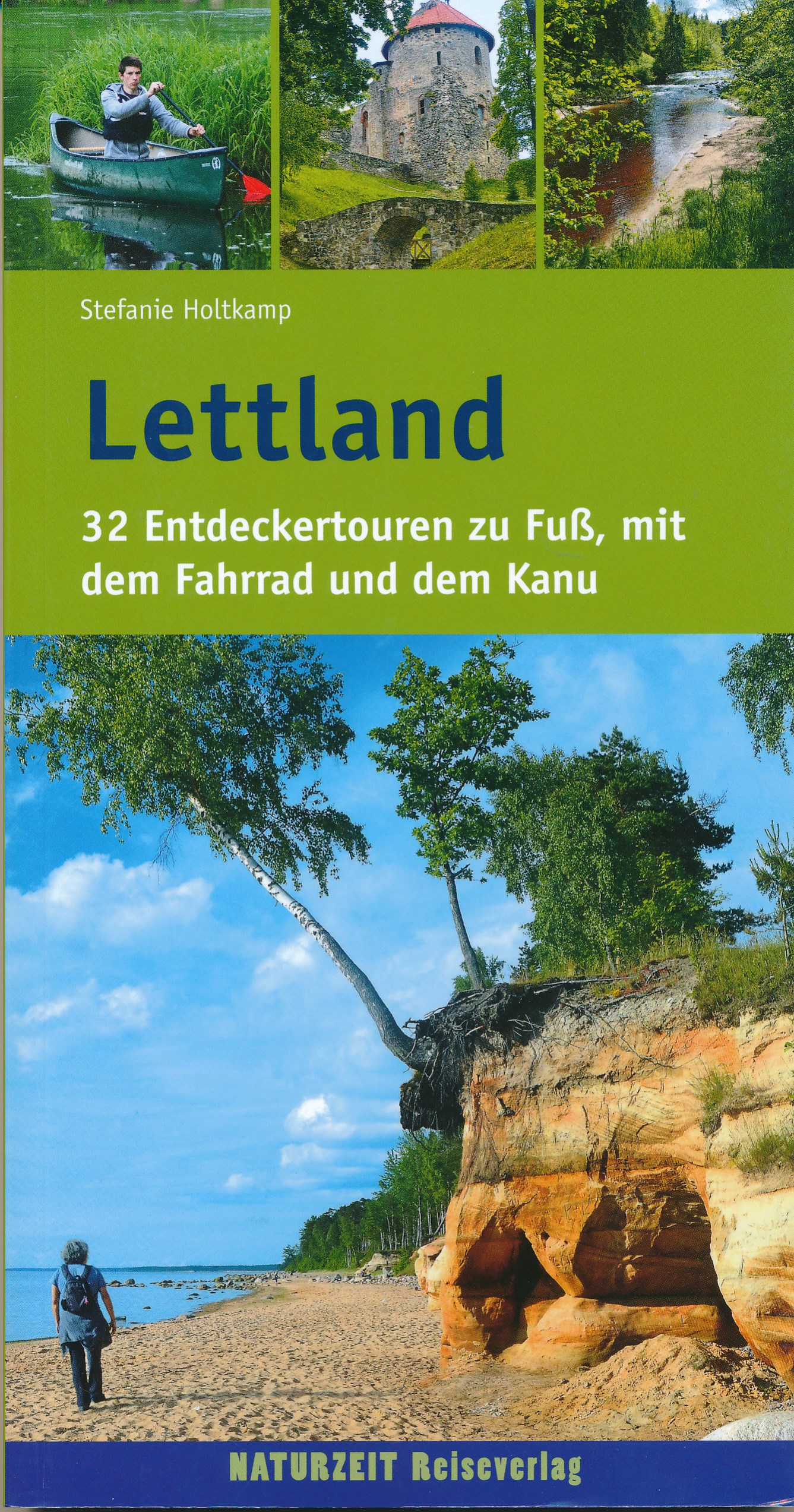 Online bestellen: Reisgids - Wandelgids Lettland - Letland | Naturzeit Reiseverlag
