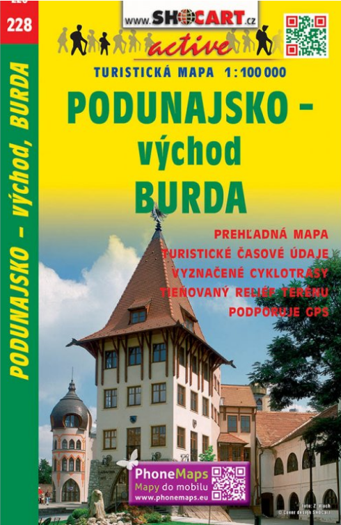 Online bestellen: Fietskaart 228 Podunajsko východ, Burda | Shocart