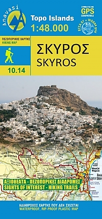 Online bestellen: Wandelkaart 10.14 Skyros | Anavasi