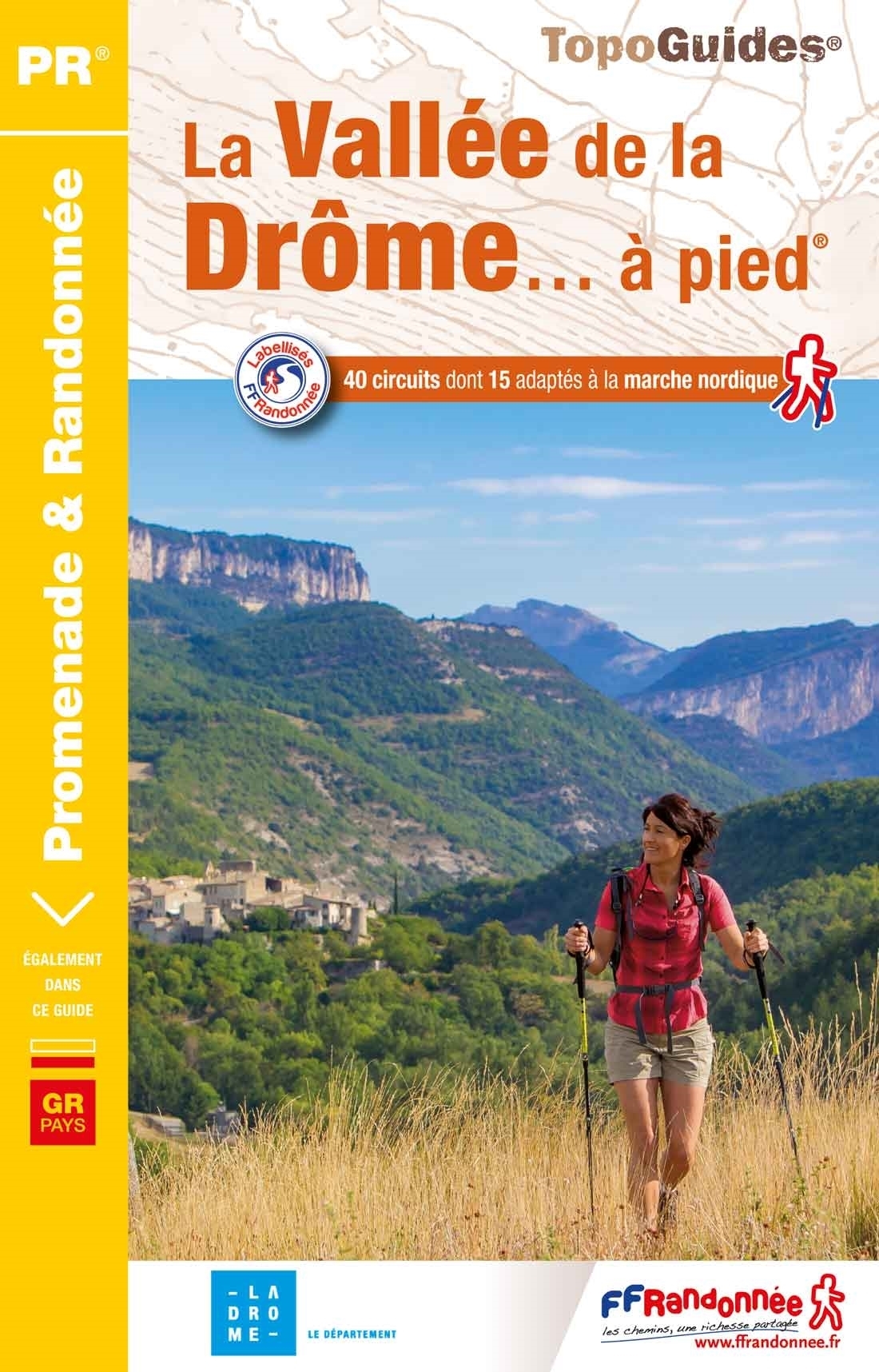 Online bestellen: Wandelgids P263 La Vallée de la Drôme... à pied | FFRP