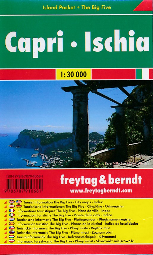 Online bestellen: Wegenkaart - landkaart Island Pocket Capri - Ischia | Freytag & Berndt