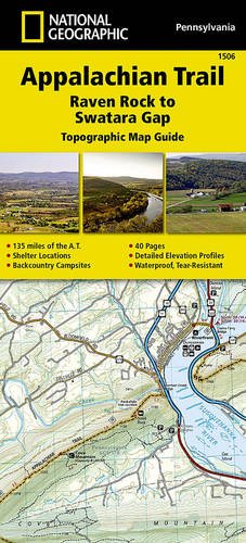 Online bestellen: Wandelgids 1506 Topographic Map Guide Appalachian Trail - Raven Rock to Swatara Gap | National Geographic