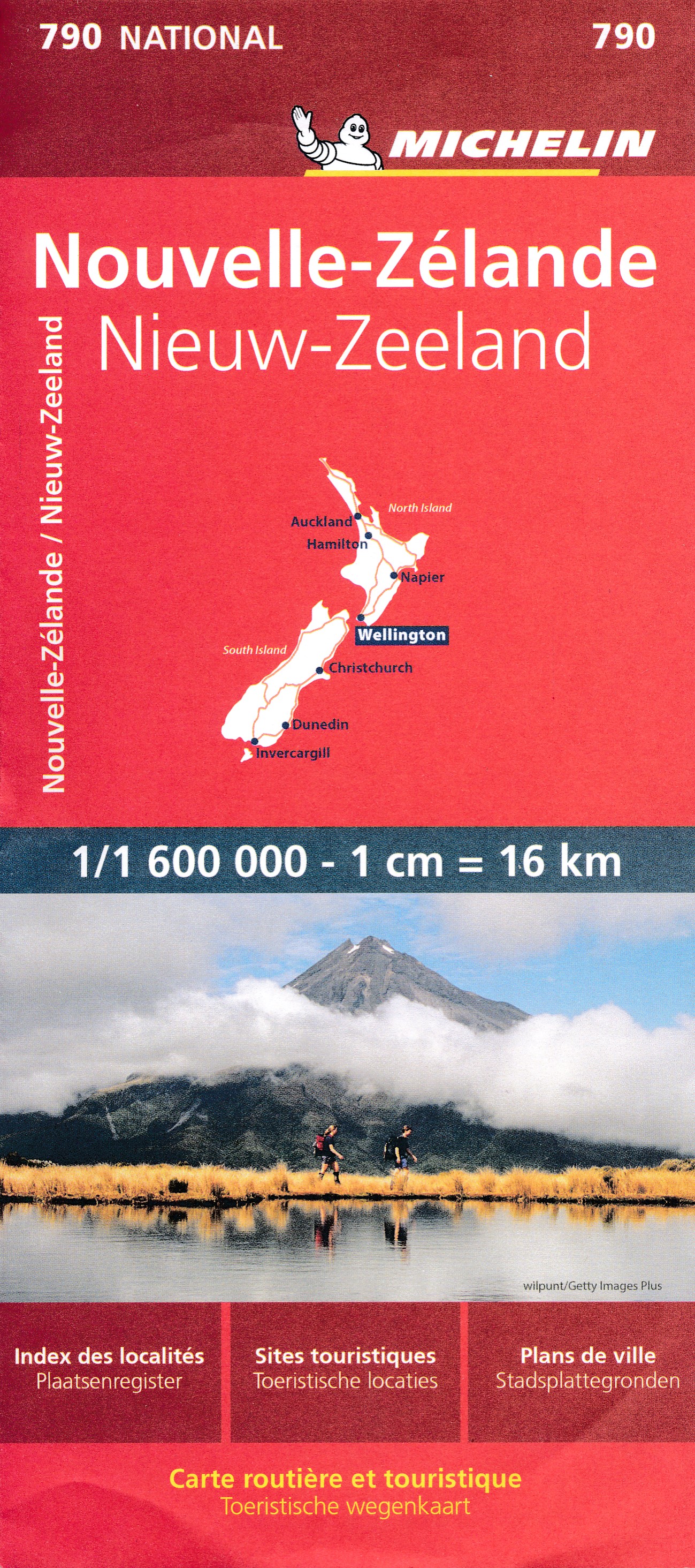 Online bestellen: Wegenkaart - landkaart 790 New Zealand - Nieuw Zeeland | Michelin