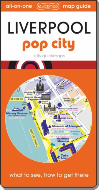 Online bestellen: Stadsplattegrond Liverpool Pop City | Quickmap